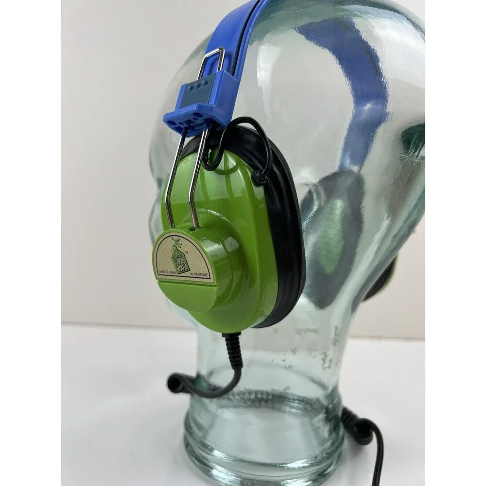 Vtg Leap Frog Schoolhouse Headphones Adjustable Leappad Head Phones By Califone